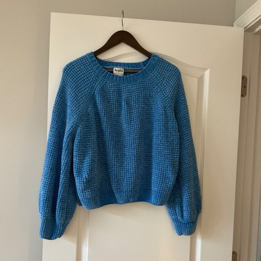 Arula Blue Women's Sweater Size: Small